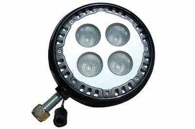 Stud Mounted LED Light - 40 Watts - 3600 Lumen - 9-46VDC - MS27142-2 Connector - MILSPEC 461