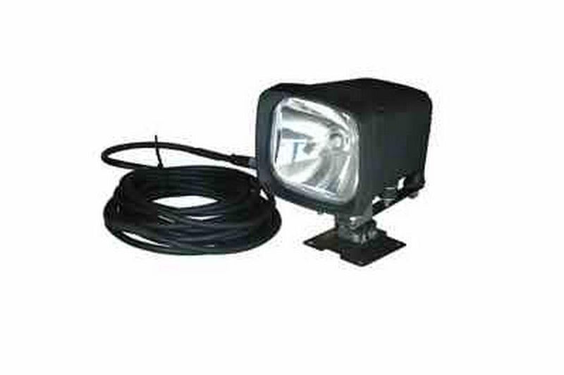 Permanent Mount 70 Watt HID Spotlight w/ Adjustable Handle - Pivots and Rotates - 12-24VDC