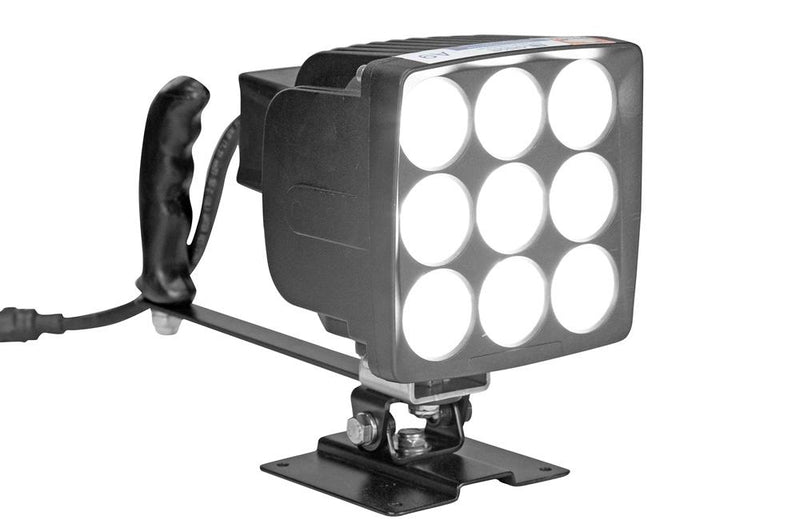 90 Watt LED Permanent Mount Light - Swivels and Pivots - On/Off Switch - 9-50V DC