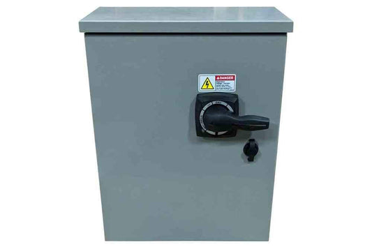 Larson 3HP Industrial Combination Motor Starter - 230V 1PH - 25A Max - Manual On/Off Switch - N3R