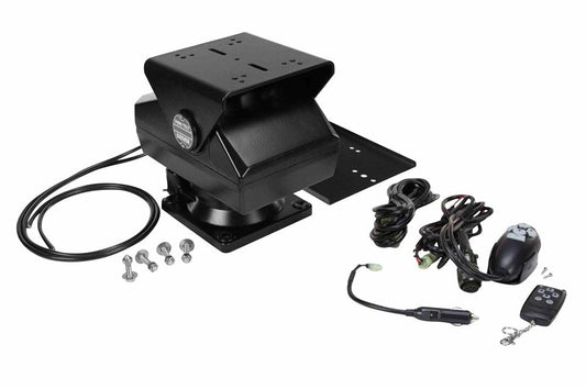 Remote Controlled Pan Tilt Base with Mounting Plate - Rotates and Tilts - Top Mounted Picatinny Rail