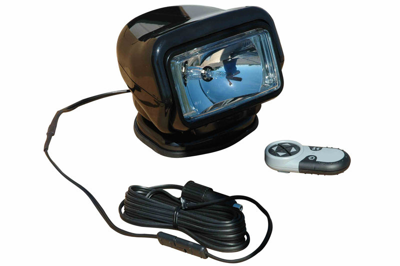 Larson 35 Watt HID Remote Control Spotlight - Magnetic Mount Fast/Slow Speeds - Wireless Remote - Cig Plug