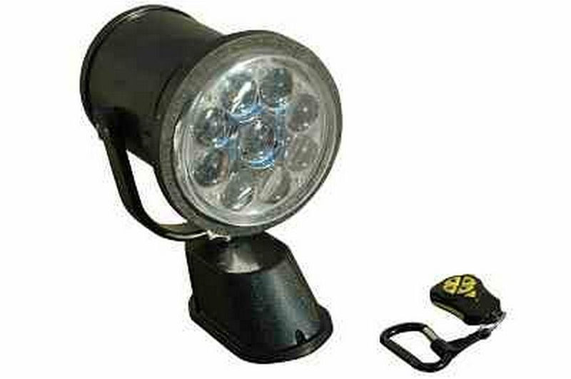 Remote Control Spotlight with Wireless Remote Control - 30 Watt LED - Mining, Oilfield Construction