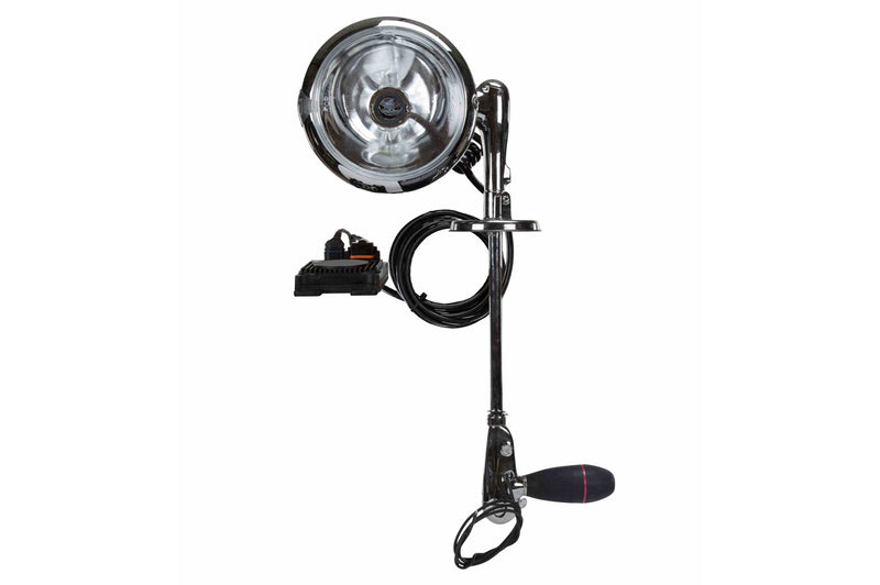 Larson Roof Mount HID Spotlight with Manual Handle Control - 12" Center to Center - 6.5" Exposed Shaft