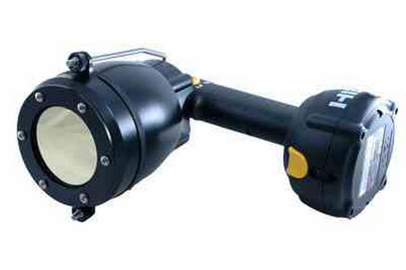 Rechargeable HID Handheld Light - 35 Watts - IR850 Covert Lens - 4000' Spot Beam - Spot/Flood Combo