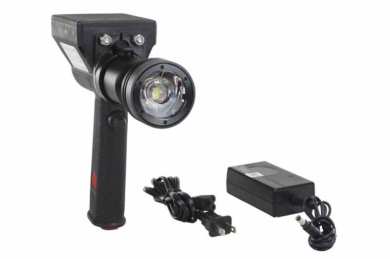 10W LED Light - Rechargeable L-ion - Pistol Style - 800 Lumens - 1500' X 100' Beam - 4Ã‚Â° Spot Optic - Momentary Switch