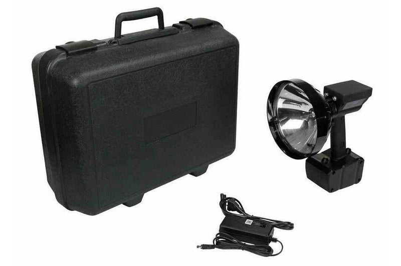 15 Million Candle Power Rechargeable HID Pistol Grip Handheld Spotlight w/ Hard Carrying Case