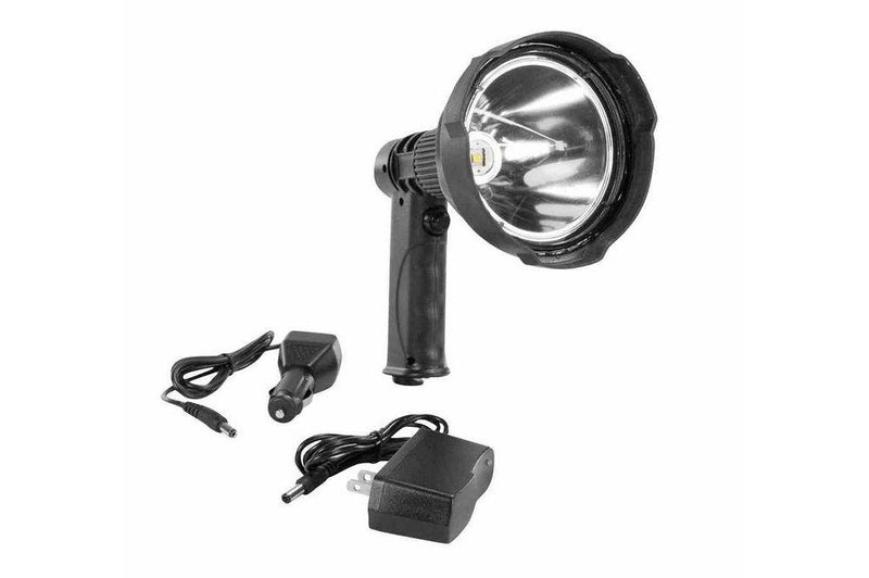 6 Million Candlepower Rechargable LED Light Hunting Spotlight- 25 Watts - Pistol Style - Li-Ion