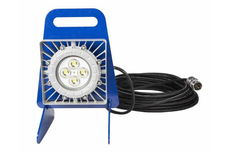 *RENTAL* Portable Explosion Proof LED Light - Non-Spark Aluminum Base - 50 Watt LED Light w/ Inline