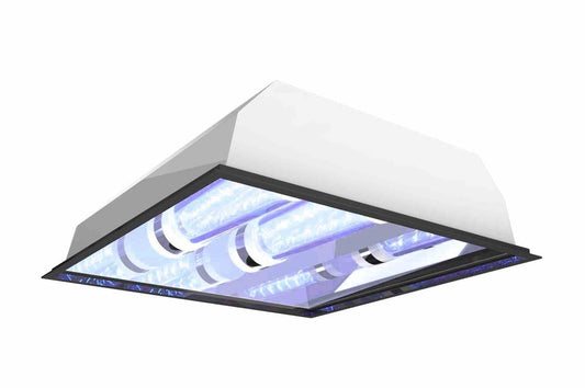 *RENT* 80W 2X2 Recessed Troffer Mount UV Sanitation Fixture - 120/277V AC - (2) Far-UVC Excimer Lamps - Kills 99% of Viruses