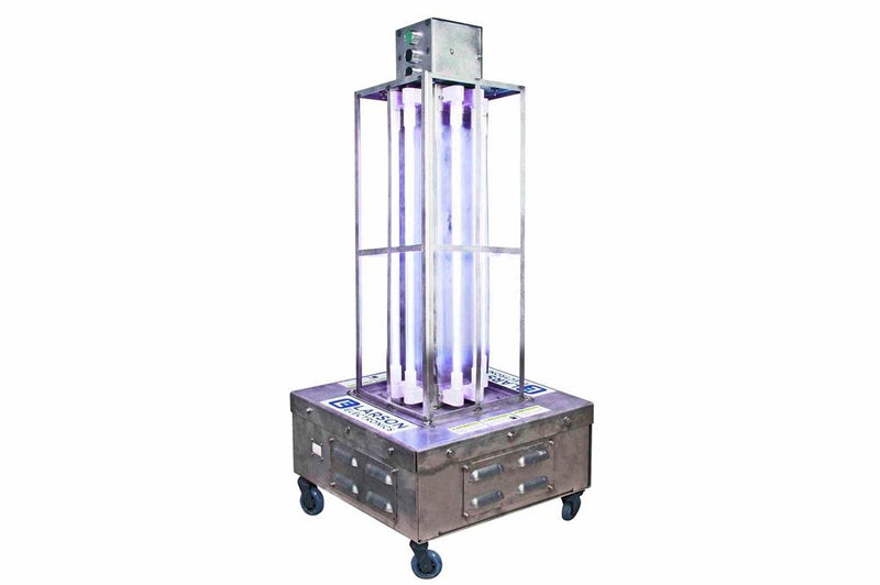 *RENT* Portable Industrial Far-UV Sanitation Light - Kills 99% of Viruses - 500 sq.ft. Area - (4) Far-UVC Lamps - Digital Timer - 25' SOOW Cord