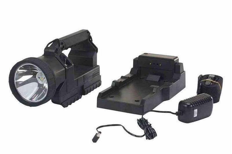 Fire Rescue Light - LED Spotlight - 16 Hours Run Time Rechargeable Lithium Ion Battery