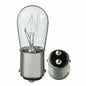 Larson S6 Incandescent Bulb - DC Bayonet (BA15d) Base - 24V AC - 1500 Hour Life Span - 40 Lumens