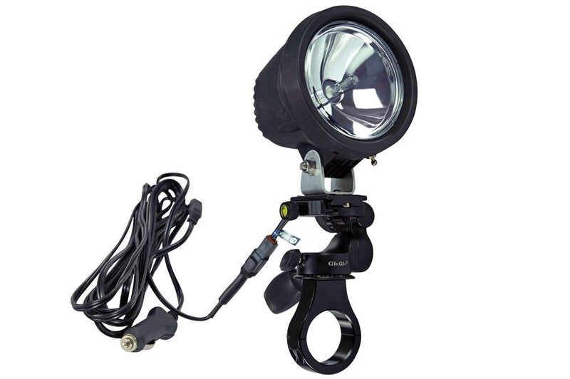 35W HID Spotlight w/ Bar Clamp Pivot Mount - 3200 Lumens - 9-32V DC - Weatherproof Nylon Housing