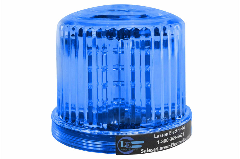 Larson Blue LED 360 Degree Beacon - 20 LEDS - Battery Powered - Magnetic Base