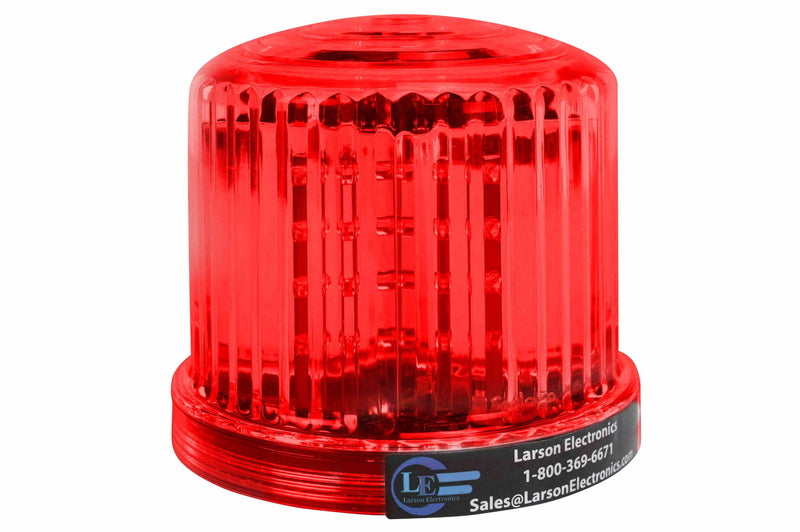 Larson Red LED 360 Degree Beacon - 20 LEDS - Battery Powered - Magnetic Base