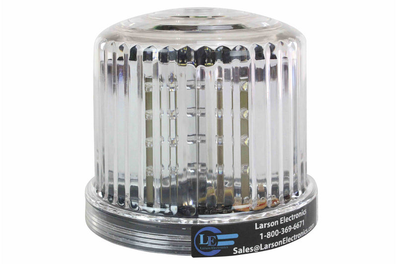 Larson White LED 360 Degree Beacon - 20 LEDs - Battery Powered - Magnetic Base