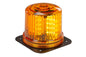 Amber LED 360 Degree Beacon - 20 LEDS - Battery Powered - 6" x 6" Steel Permanent Mounting Plate