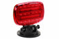 Larson LED Strobe Light (battery powered) with Adjustable Locking Magnetic Base - RED LENS - SL-ALM-R