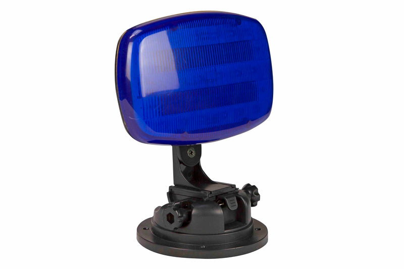 Larson LED Blue Strobe Light - 18 LEDS - Battery Powered - Bracket Mount - Continuous or Strobe Output