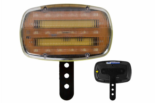 Larson LED White Strobe Light - 18 LEDS - Battery Powered - Bracket Mount - Continuous & Strobe Output