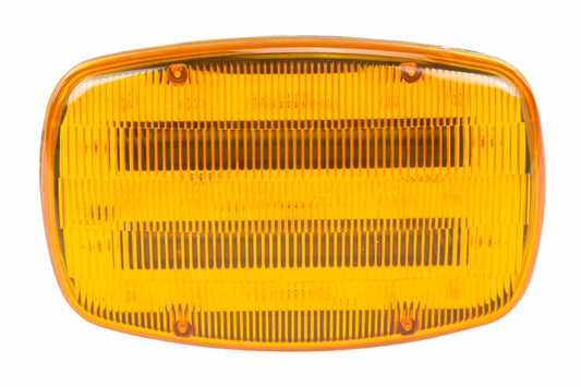 Larson LED Amber Strobe Light - 18 LEDS - Battery Powered - Dual Magnetic Base -Continuous or Strobe Output