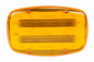 Larson LED Amber Strobe Light - 18 LEDS - Battery Powered - Dual Magnetic Base -Continuous or Strobe Output