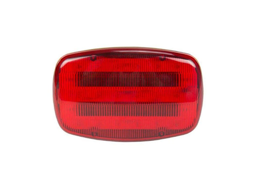 Larson LED Red Strobe Light - 18 LEDS - Battery Powered - Dual Magnetic Base - Continuous or Strobe Output