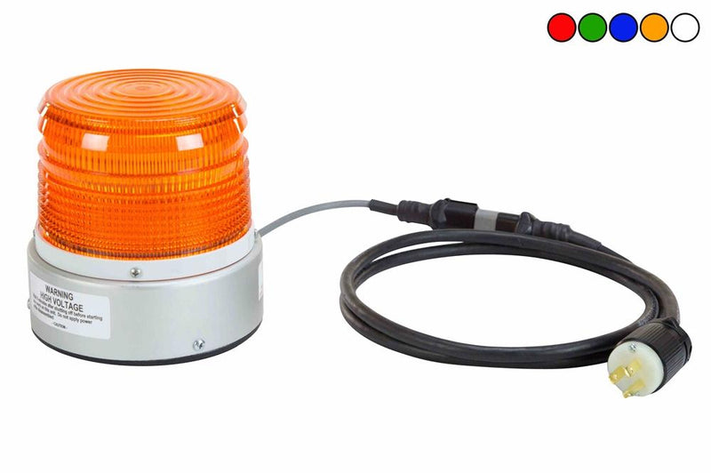 Surface Mount 110 Volt Strobe Light - 88 Flashes per Minute - 360Ãƒâ€šÃ‚Â° Illumination - 5' Cord w/ Plug