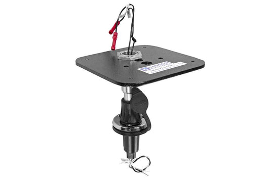 Stanchion Post Mount with Perko Sliding Door Socket - 6 Inches