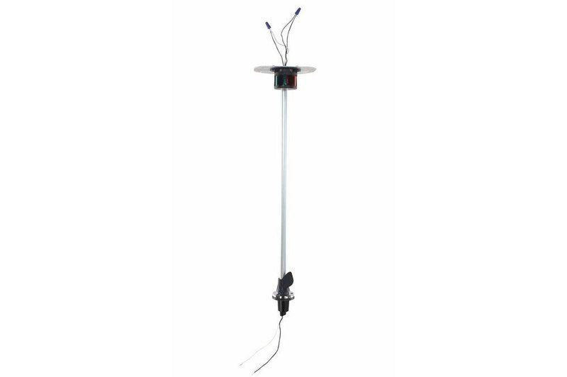 Stanchion Post/Pole Mount w/ Red & Green Running Lights and Perko Door Socket for Golight Strykers