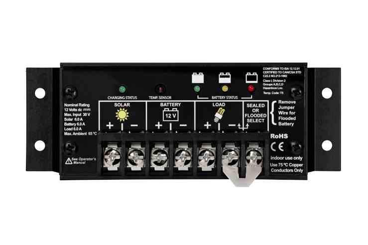 Larson 6.5A Solar Charged Controller - 12V DC Charger