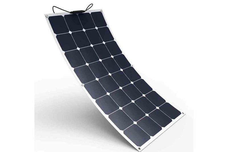 120W All Weather Flexible Solar Panel - 12V, 36 Cells - Aluminum Backsheet, 34" Wire Leads