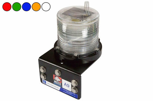1W Solar Powered 24/7 LED Strobe Light - Marine Applications - Weatherproof - Permanent Mount