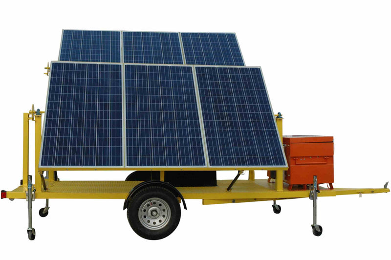 Larson 1.8KW Solar Power Generator - 120V Output - (6) 300W Panels, (14) 80A Li-ion Batteries - (2) 5-30R  - All Weather