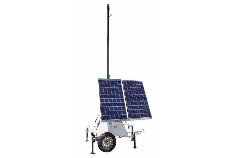 Larson 590W Solar Power Generator with Light Tower Mast - 48V DC - No Batteries