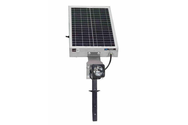 10W Solar LED Light - Day/Night Photocell or Motion Sensor - Ground Stake - 10' SOOW Cord - 12 Hr.