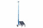 Dummy Solar Security Tower - 20' Mast - 7.5' Trailer - (1) 60W Solar Panel, (1) Battery Pack - (1) Dummy PTZ Camera
