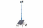 580W Solar Light Tower - 30' Tower - 14' Trailer - (4) LED Lamps - Timer/Sensor