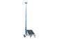 30' Portable Solar Light Tower - 7.5' Trailer - (4) 250aH CW Batteries - Quad Mount Top