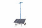 Portable Solar Light Tower - 30' Mast - 8' x 4' Trailer - 24V DC - (1) Junction Box - 110V Charger