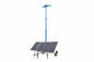 30' Portable Solar Light Tower - 14' Trailer - 48V DC - 5kW Backup Diesel Generator, (1) Junction Box