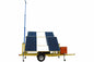 Larson 1.2KW Solar Power Generator with Crank-Up Light Tower Mast - 19' Manual Crank Mast - Trailer Mounted