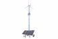 1.2 kW Solar Light Tower - 30' Light Tower, 7.5' Trailer - (4) LED Lamps - (8) 80aH Li-on Batt. - Wind Gen