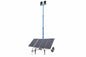 Larson 1060W Solar LED Tower - 30' Mast - (2) 150W Lamps - Timer & Dusk/Dawn - Runflat Tires-1050aH Battery
