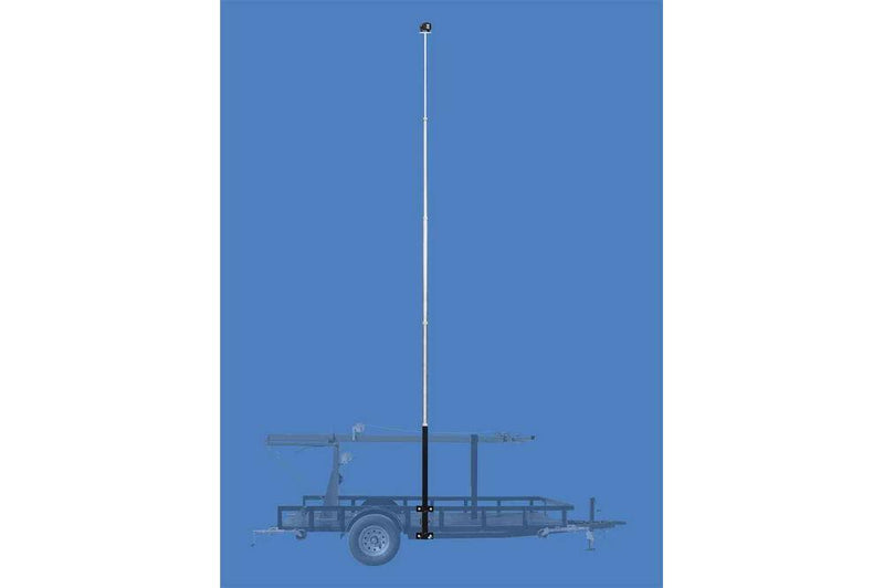 12 Watt Portable LED Telescoping Light Pole - Extends 7' to 25' - 120-277V AC - 720 Lumens