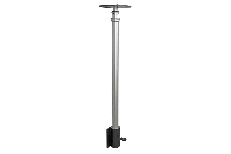 Telescoping Adjustable Golight Pole - Magnetic Mounting Plate - 3' to 8' - Bottom Mounting Bracket