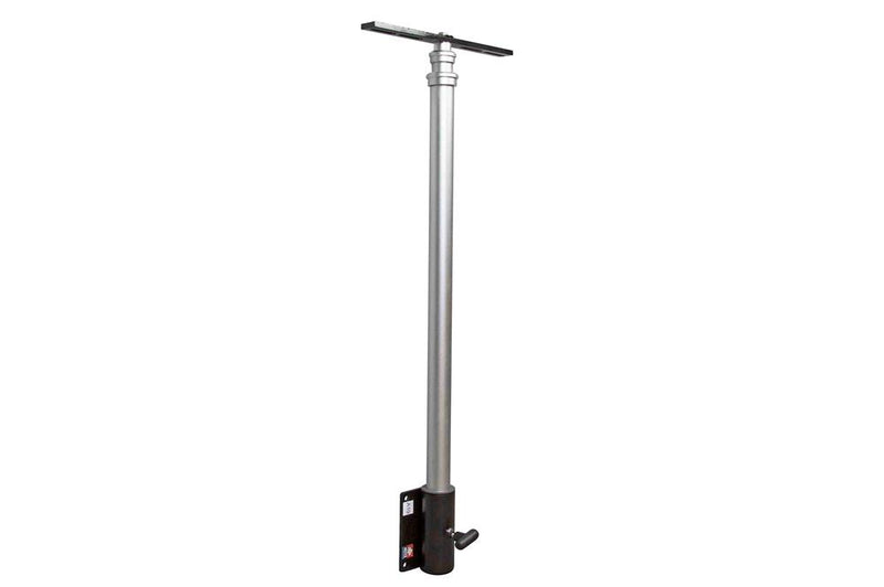 Telescoping Light Pole - Adjustable - 3 Feet to 8.5 Feet - Bottom Mounting Bracket Included