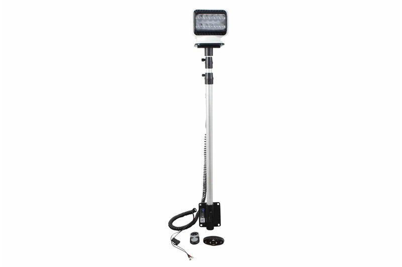 Larson 36W Golight LED Spotlight - Telescoping Pole Mount/Mounting Bracket - Wireless Remote - 16' Cord