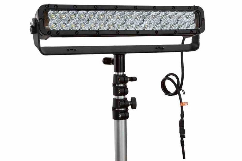 96W LED Light Bar w/ Telescoping Aluminum Pole Mount - 3' to 8.5' - 9-42V DC, 5760 lms - Adjustable